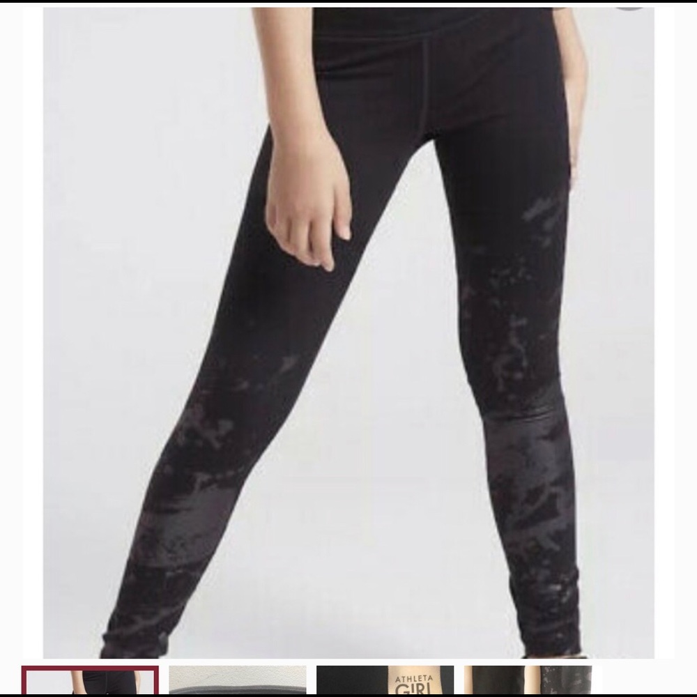 ATHLETA GIRL speed of light tights size L/12